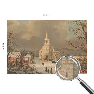 Plaunamas flizelininis fototapetas Žiemos šalis