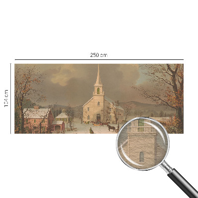 Plaunamas flizelininis fototapetas Žiemos šalis