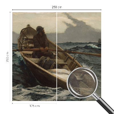 Fototapetas ant sienos Fisker į vandenį