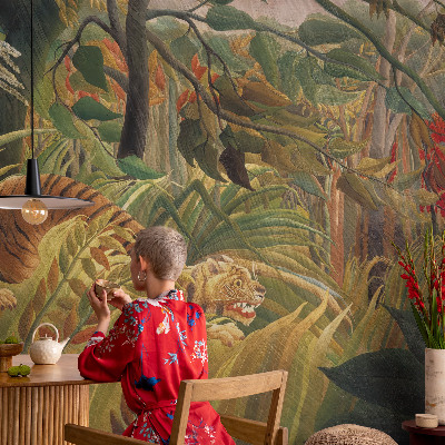 Dekoratyvinis fototapetas Egzotinis tigras