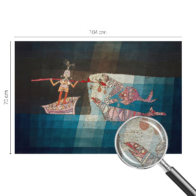 Sienų danga fototapetas Fisker jeger