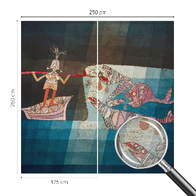 Sienų danga fototapetas Fisker jeger