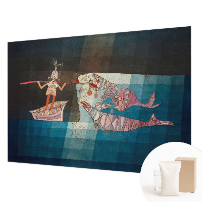 Sienų danga fototapetas Fisker jeger