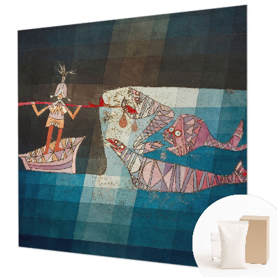 Sienų danga fototapetas Fisker jeger