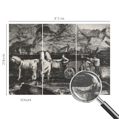 Fototapetas Landsbyscene