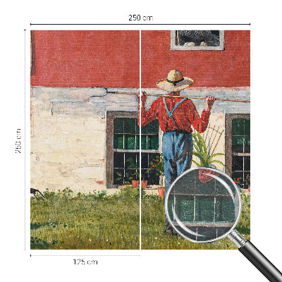 Fototapetas ant sienos Landsbyscene