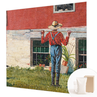 Fototapetas ant sienos Landsbyscene