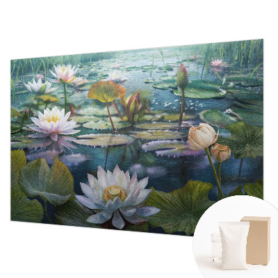 Plaunamas flizelininis fototapetas su damblomsterio motyvu