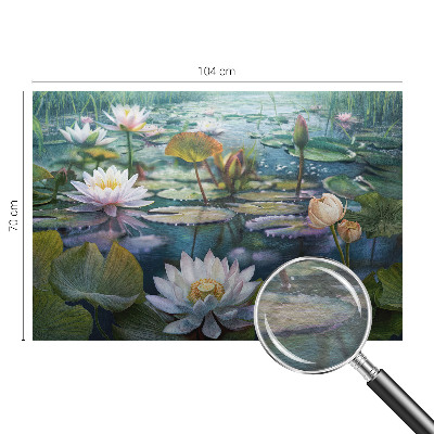 Plaunamas flizelininis fototapetas su damblomsterio motyvu