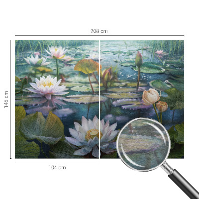 Plaunamas flizelininis fototapetas su damblomsterio motyvu