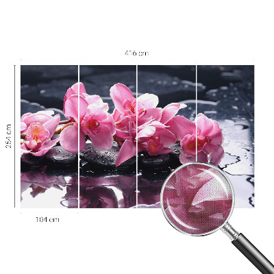 3D fototapetas su gėlių motyvu „Blomsteragtig Elegancija“
