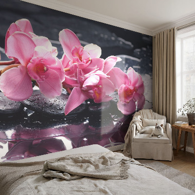 3D fototapetas su gėlių motyvu „Blomsteragtig Elegancija“