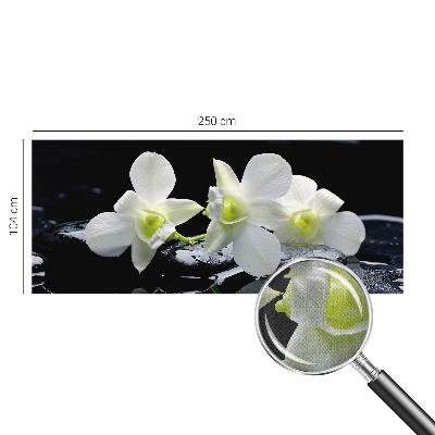 3D fototapetas sienoms su „Bloomster“ ir akmens raštu