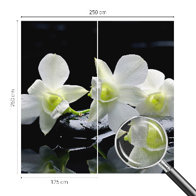 3D fototapetas sienoms su „Bloomster“ ir akmens raštu