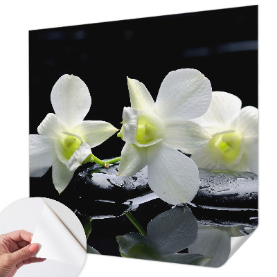 3D fototapetas sienoms su „Bloomster“ ir akmens raštu