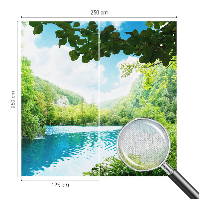 Savaime lipnus fototapetas su natūralios oazės motyvu