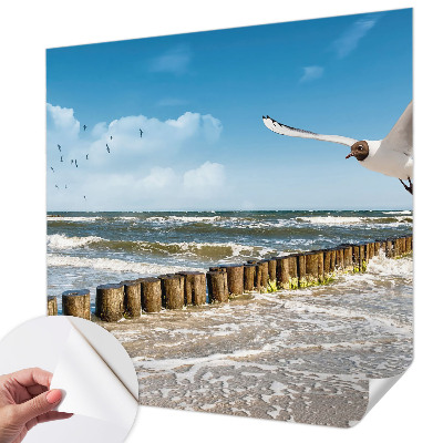 3D fototapetas su pajūrio peizažo motyvu