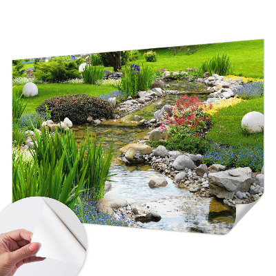 3D fototapetas sienoms su idilišku sodo motyvu