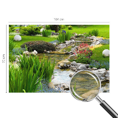 3D fototapetas sienoms su idilišku sodo motyvu