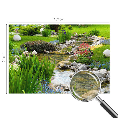 3D fototapetas sienoms su idilišku sodo motyvu