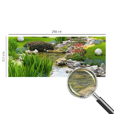 3D fototapetas sienoms su idilišku sodo motyvu