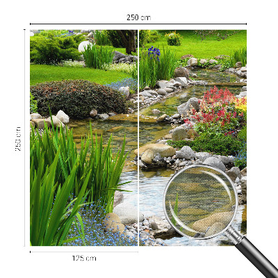 3D fototapetas sienoms su idilišku sodo motyvu