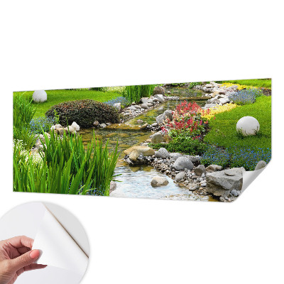 3D fototapetas sienoms su idilišku sodo motyvu
