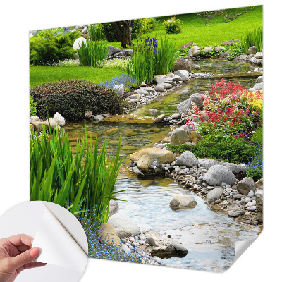 3D fototapetas sienoms su idilišku sodo motyvu