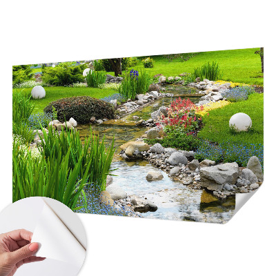 3D fototapetas sienoms su idilišku sodo motyvu