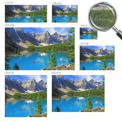 3D fototapetas Bjergsø