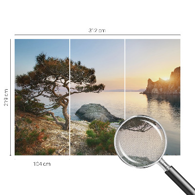 3D fototapetas sienoms su Fredeligo natūraliu raštu