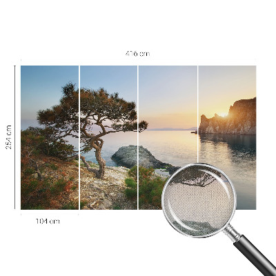 3D fototapetas sienoms su Fredeligo natūraliu raštu