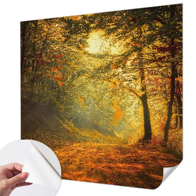 Savaime lipnus fototapetas su rudens kraštovaizdžiu