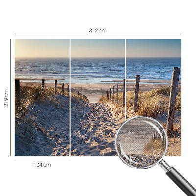 3D fototapetas su vaizdu į Strandsti