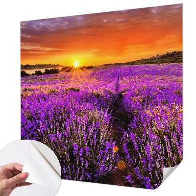 3D fototapetas sienoms su levandų motyvu „Solnedgangas“