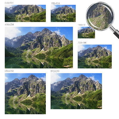 Savaime lipnus fototapetas Maleriske kalnai