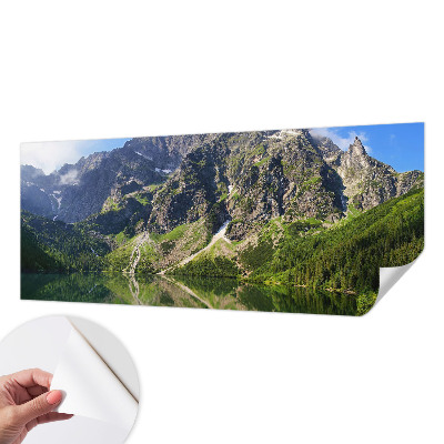 Savaime lipnus fototapetas su kalnų peizažu