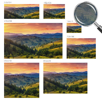3D fototapetas sienoms su Bjerglandskabas motyvu