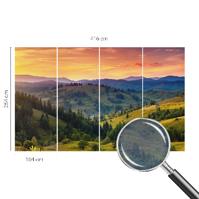 3D fototapetas sienoms Bjerglandskabas