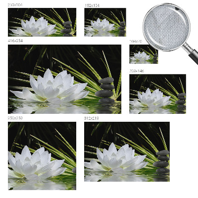 3D fototapetas su „Liljemeditacija“ motyvu