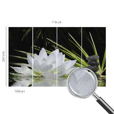 3D fototapetas su „Liljemeditacija“ motyvu