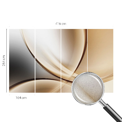 Fototapetas vaiko kambariui Afrundede linjer