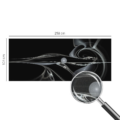 3D fototapetas su skysčio linijų motyvu