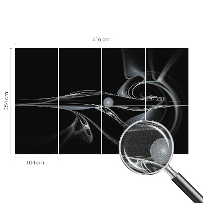 3D fototapetas Væskelinjer