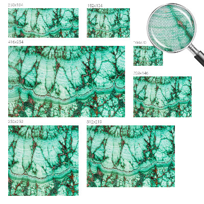 Fototapetas vaiko kambariui Grønne mønstre