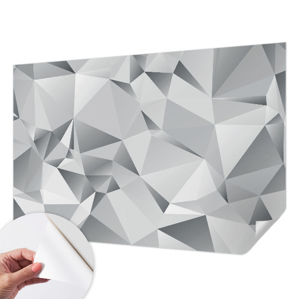 3D fototapetas su abstrakčiu geometriniu piešiniu