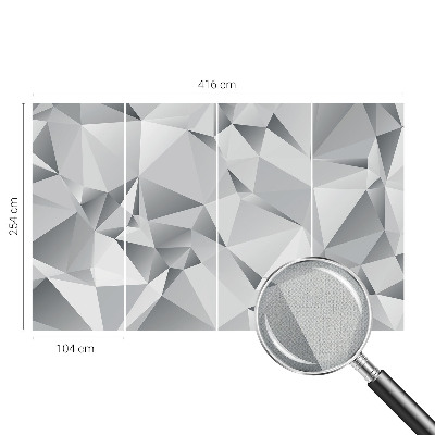 3D fototapetas su abstrakčiu geometriniu piešiniu