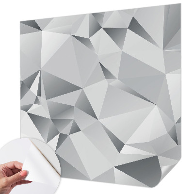 3D fototapetas su abstrakčiu geometriniu piešiniu