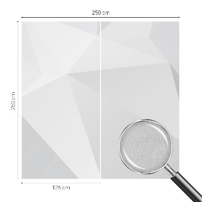 3D fototapetas sienoms su dideliu trikampio raštu