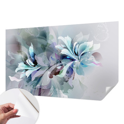 3D fototapetas sienoms su abstrakčių žiedų motyvu
